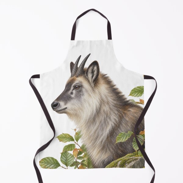 Item preview, Japanese serow in Kyoto Digital Watercolour designed and sold by FurusatoGallery.