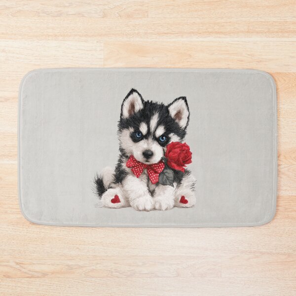 Item preview, Adorable Siberian Husky Puppy Love designed and sold by Erika Kaisersot.