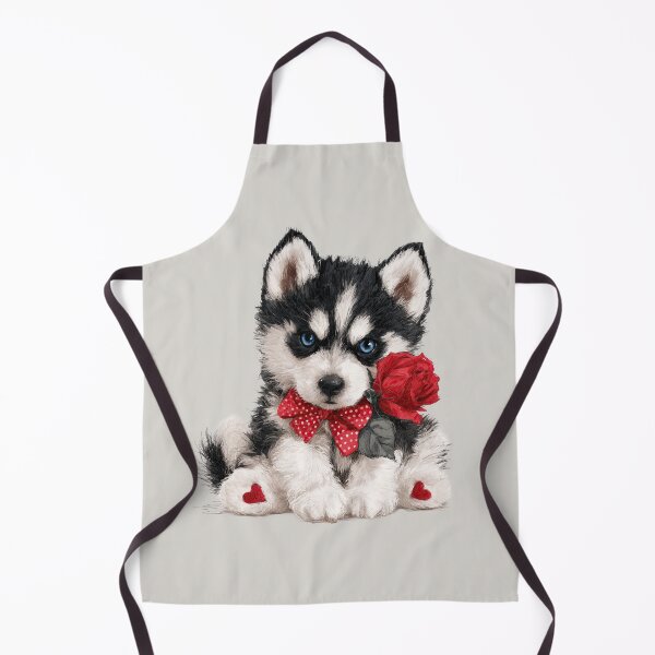 Item preview, Adorable Siberian Husky Puppy Love designed and sold by Erika Kaisersot.