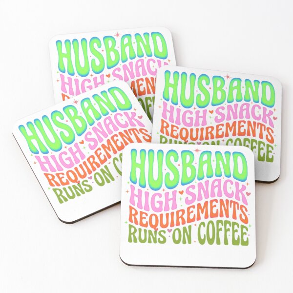 Item preview, Husbrand High Snack Requirements Runs on Coffee designed and sold by otaku.edwardj.