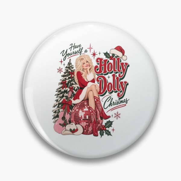 Item preview, Have Yourself A Holly Dolly Christmas, Dolly Parton designed and sold by sonjensenStudio.