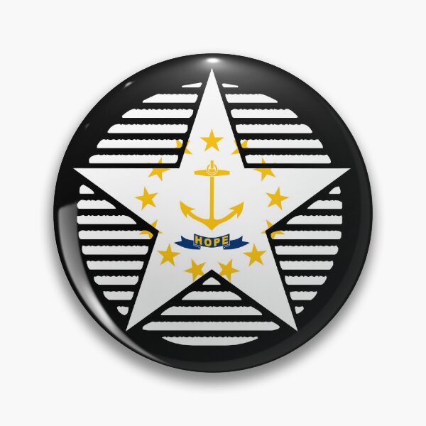 Item preview, Retro Rhode Island Star Shaped Flag RI designed and sold by shitpostee.