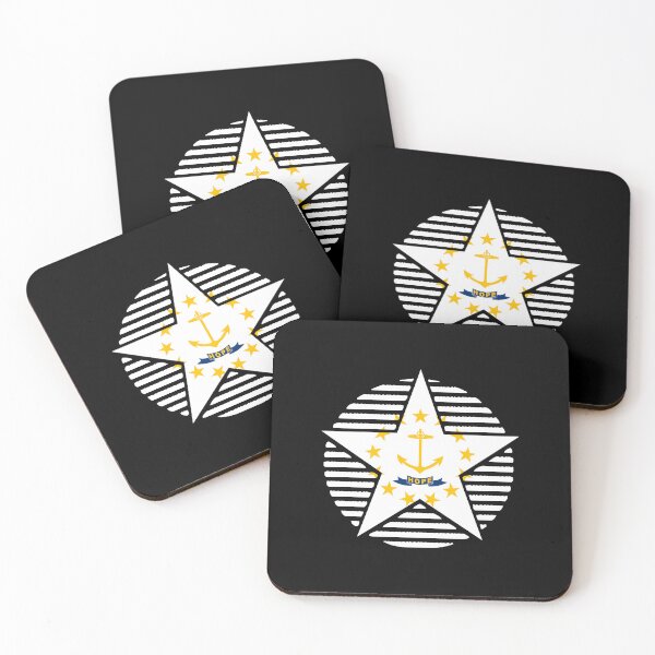 Item preview, Retro Rhode Island Star Shaped Flag RI designed and sold by shitpostee.