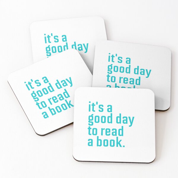 Item preview, It's a good day to read books (Teal) designed and sold by hazywares.