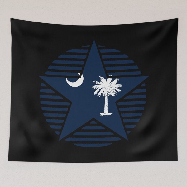 Item preview, Retro South Carolina Star Shaped Flag SC designed and sold by shitpostee.
