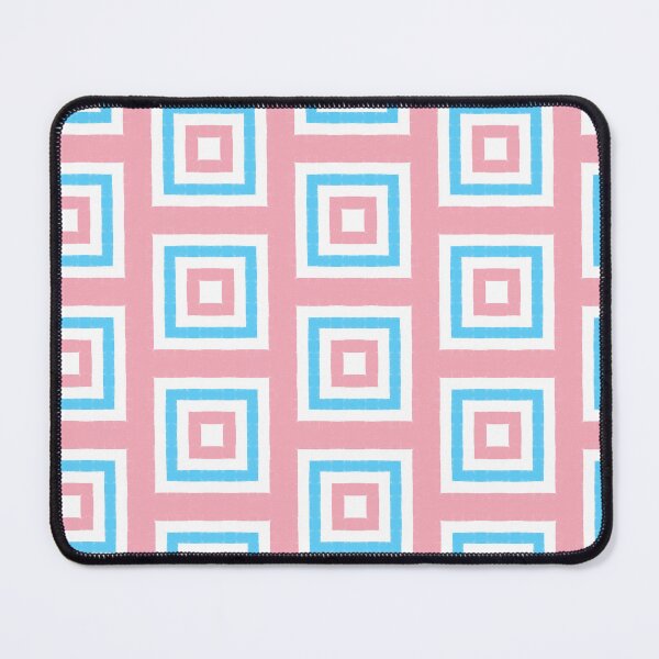 Item preview, Transgender Pride Geometric Square Pattern designed and sold by SweetLilith.