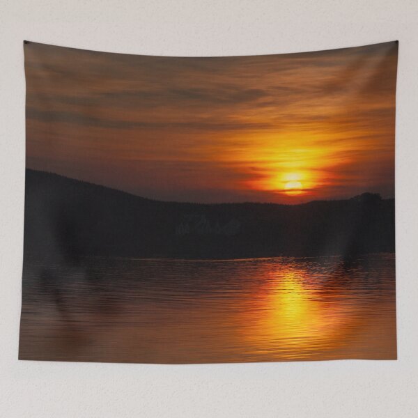 Item preview, Fiery Port Ellen Sunset, Islay, Scotland designed and sold by Kasia Design.