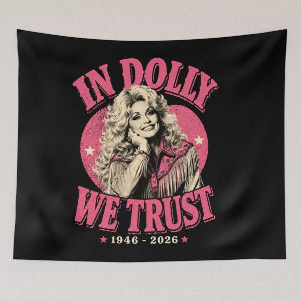 Item preview, In Dolly We Trust, Dolly Parton Memorial, 1946 2026 Tribute designed and sold by sonjensenStudio.