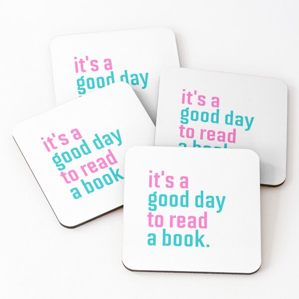 Item preview, Copy of It's a good day to read books (Teal/Pink) designed and sold by hazywares.