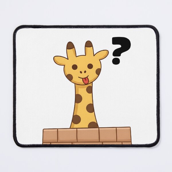 Item preview, cute curious giraffe designed and sold by Rockveil Co..