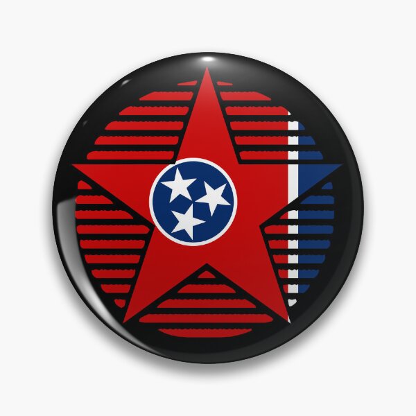 Item preview, Retro Tennessee Star Shaped Flag TN designed and sold by shitpostee.