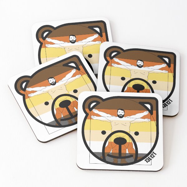 Item preview, Vitruvian Bear Flag designed and sold by Vil1Coyote.