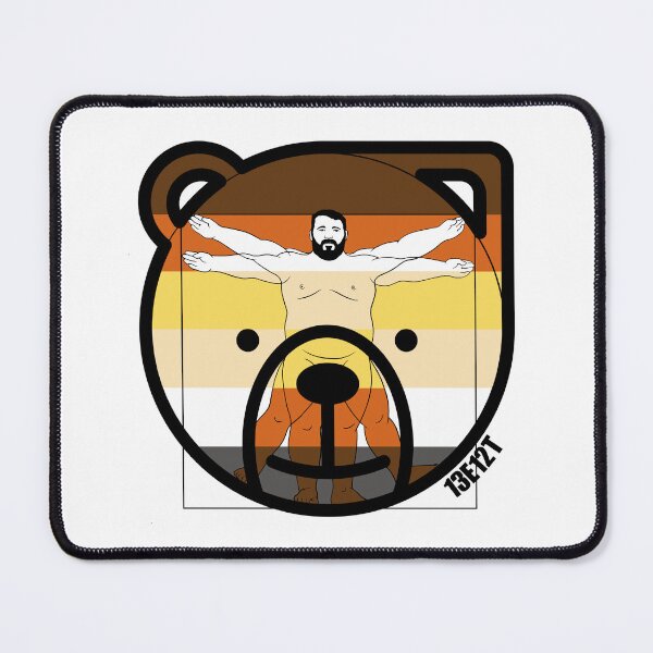 Item preview, Vitruvian Bear Flag designed and sold by Vil1Coyote.