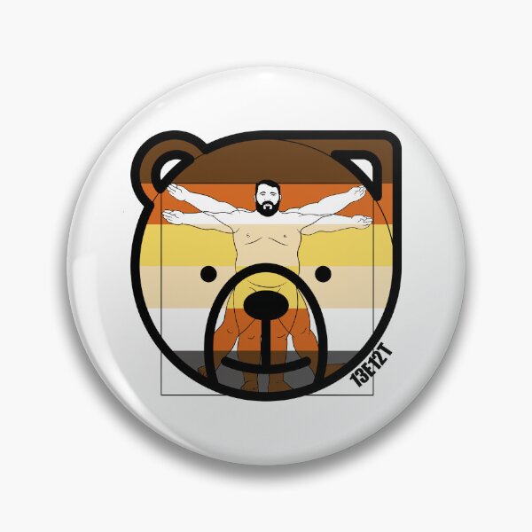 Item preview, Vitruvian Bear Flag designed and sold by Vil1Coyote.