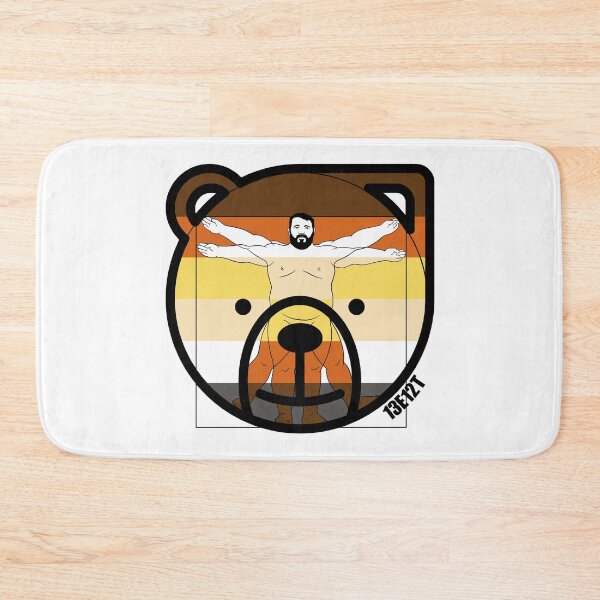 Item preview, Vitruvian Bear Flag designed and sold by Vil1Coyote.