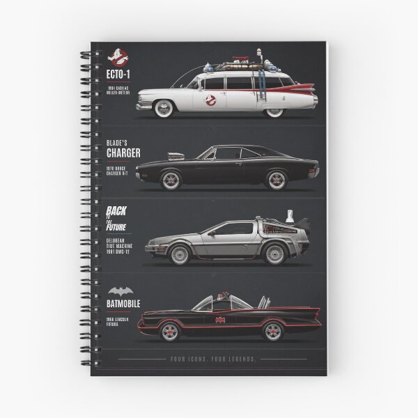 Item preview, Iconic Cars ECTO-1 Blade BTTF Delorean Batmobile Original Custom Vintage Movie Poster Wall Art designed and sold by Cool Robot Bro..