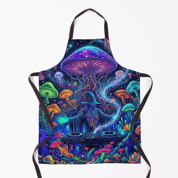 Item preview, Mushroom Wizard Psychedelic Fantasy Art designed and sold by IMOBILYARI VibeCore.