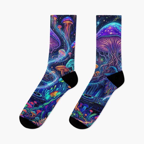 Item preview, Mushroom Wizard Psychedelic Fantasy Art designed and sold by IMOBILYARI VibeCore.