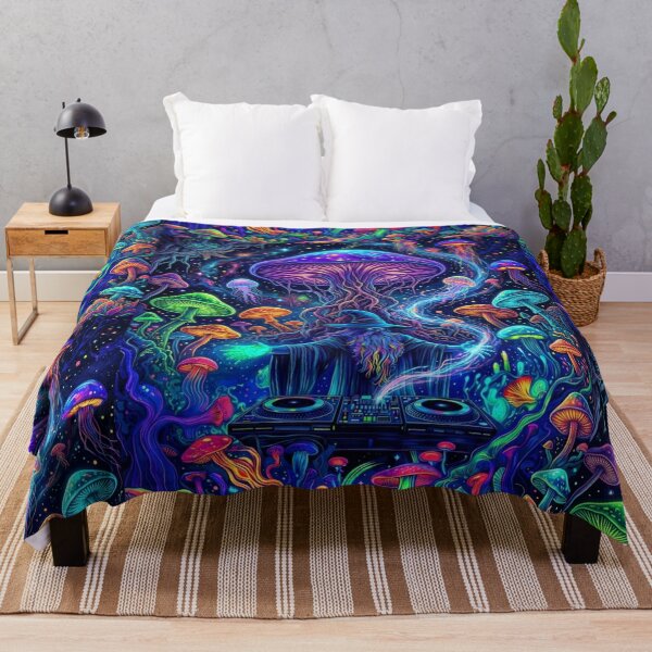 Item preview, Mushroom Wizard Psychedelic Fantasy Art designed and sold by IMOBILYARI VibeCore.