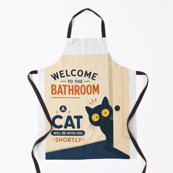 Item preview, Welcome to the Bathroom designed and sold by PurrfectHome.