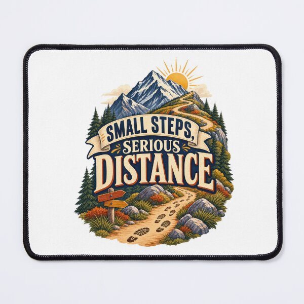 Item preview, Small Steps Serious Distance designed and sold by Mosslume Studio.