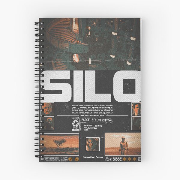Item preview, Silo - Subterranean Underground City Industrial Technical Poster designed and sold by Shopunte.