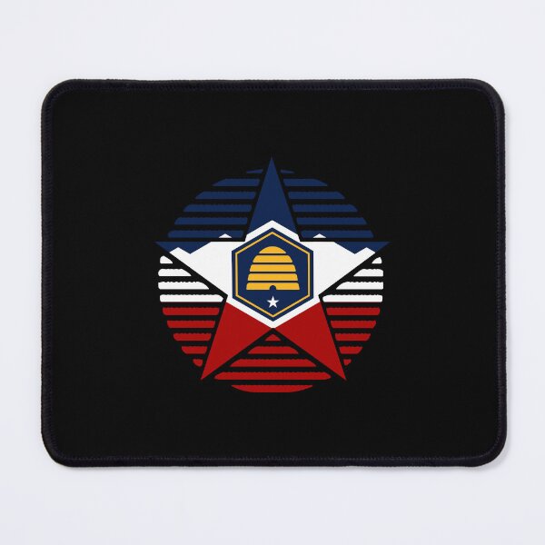 Item preview, Retro Utah Star Shaped Flag UT designed and sold by shitpostee.