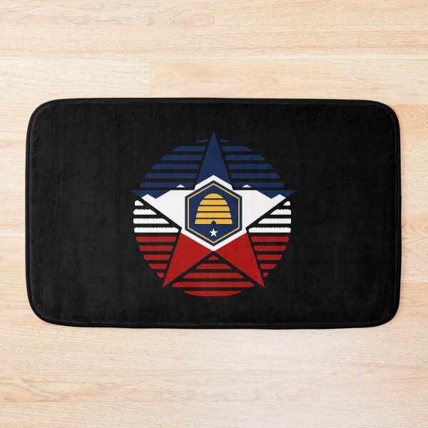 Item preview, Retro Utah Star Shaped Flag UT designed and sold by shitpostee.