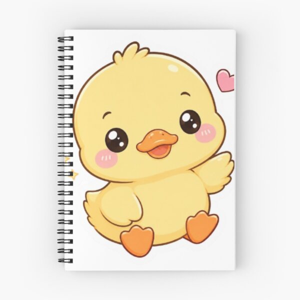 Item preview, Cute Kawaii Duckling Sticker | Adorable Yellow Baby Duck | Pastel Cute Animal Sticker designed and sold by Vegasstickers.