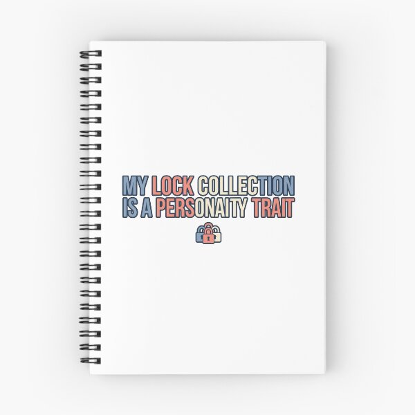 Item preview, Lock Collection Personality Trait - Funny Locksport Quote designed and sold by Node & Switch.