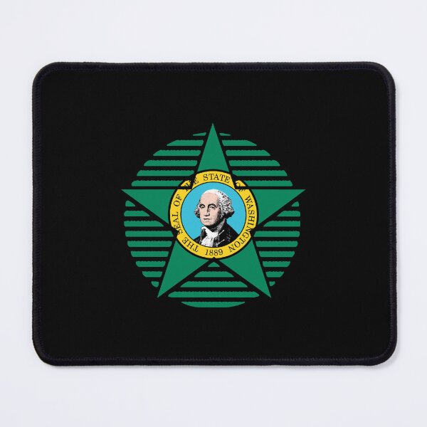 Item preview, Retro Washington Star Shaped Flag WA designed and sold by shitpostee.