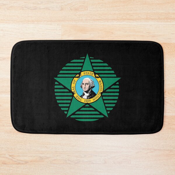 Item preview, Retro Washington Star Shaped Flag WA designed and sold by shitpostee.