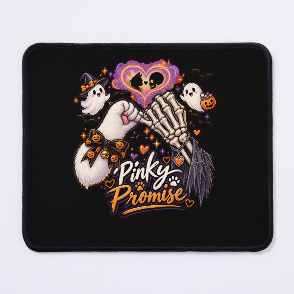 Item preview, Cute Pinky Promise Halloween Cat Paw and Skeleton designed and sold by Crystal-Tree.
