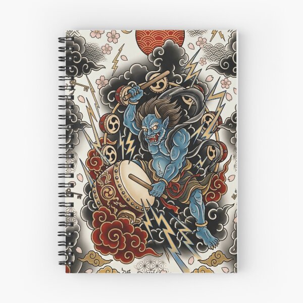 Item preview, Japanese Tattoo Raijin Thunder God Yokosuka Souvenir Art Phone Case designed and sold by SakuraJapanArt.