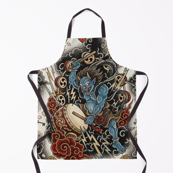 Item preview, Japanese Tattoo Raijin Thunder God Yokosuka Souvenir Art Phone Case designed and sold by SakuraJapanArt.