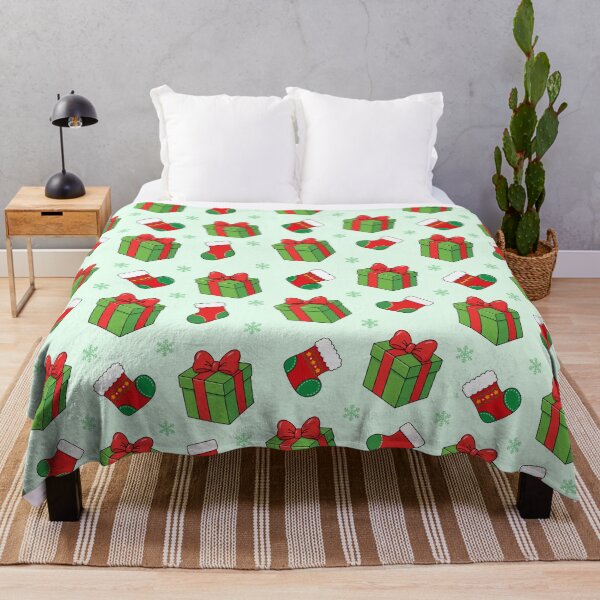 Item preview, Cute Christmas Gifts Stocking Seamless Pattern designed and sold by teeperfect.
