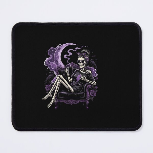 Item preview, Raven Moon Skeleton Queen Coffee Break designed and sold by Tee Studio.