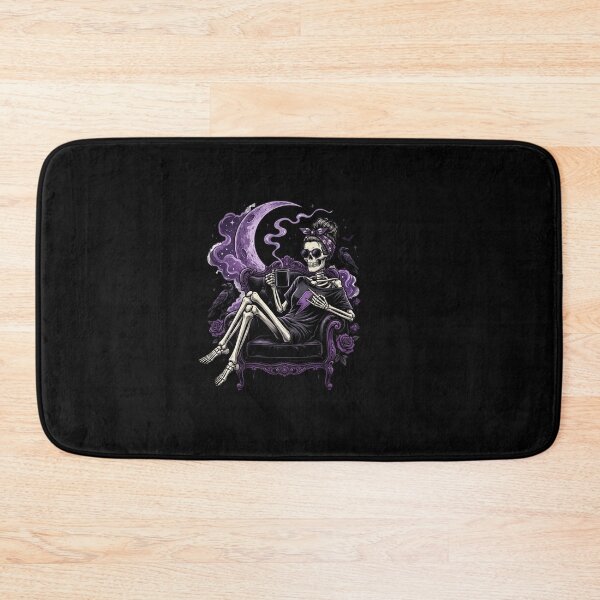 Item preview, Raven Moon Skeleton Queen Coffee Break designed and sold by Tee Studio.