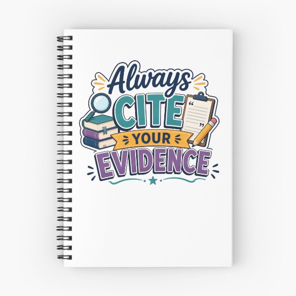 Item preview, Always Cite Your Evidence Funny English Teacher Gear designed and sold by DynamicDesign.