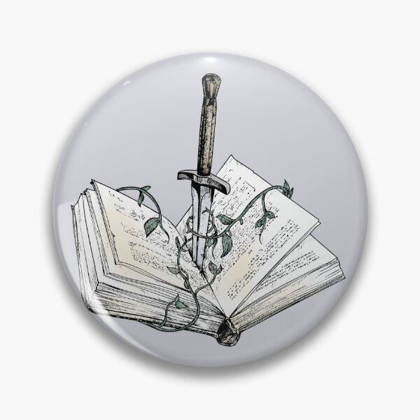 Item preview, The Book Was Written in Steel - Dark Academia Medieval Fantasy designed and sold by witchlingart.