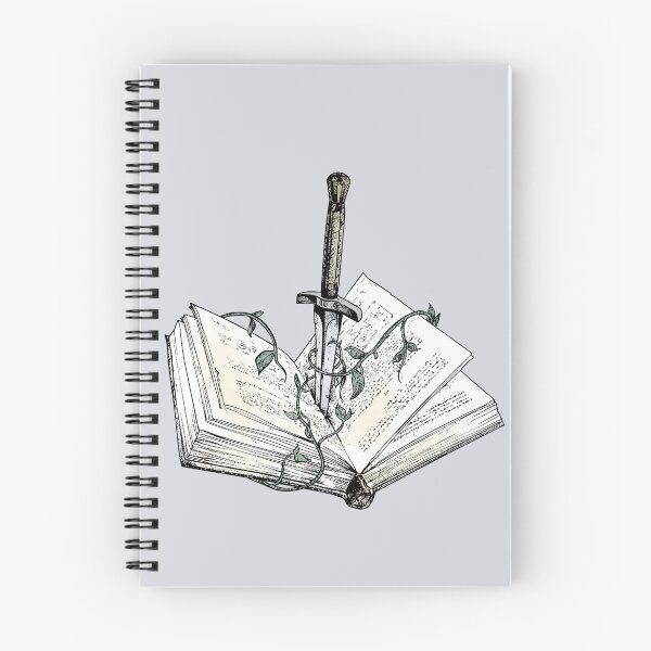 Item preview, The Book Was Written in Steel - Dark Academia Medieval Fantasy designed and sold by witchlingart.