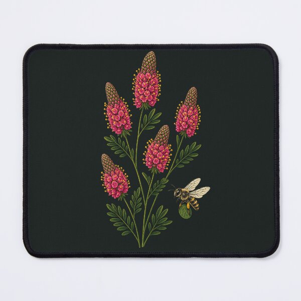 Item preview, Leafcutter Bee and Purple Prairie Clover designed and sold by VoyteksDesigns.