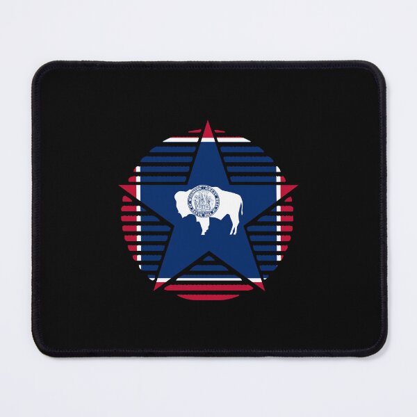 Item preview, Retro Wyoming Star Shaped Flag WY designed and sold by shitpostee.