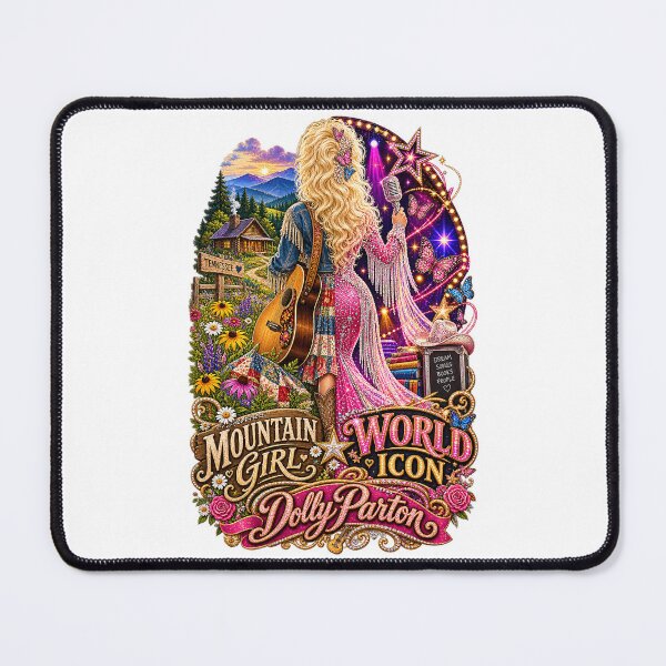 Item preview, COLLECTION - THE DOLLY EFFECT ✨ - MOUNTAIN GIRL - WORLD ICON designed and sold by WheelieGdArt.