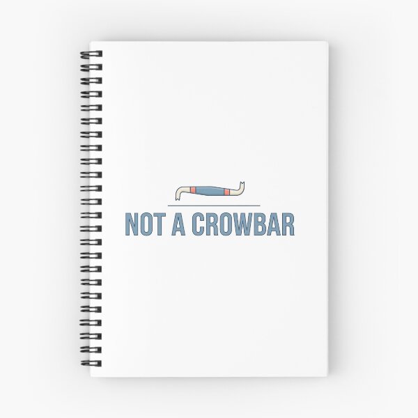 Item preview, Not a Crowbar - Funny Tension Wrench Locksport Sticker designed and sold by Node & Switch.