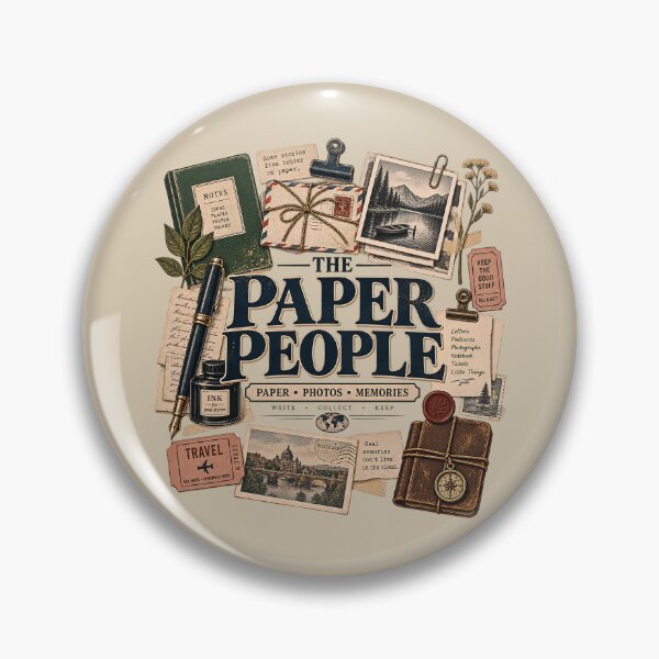 Item preview, The Paper People Vintage Paper & Memory Collector designed and sold by KakangMudi.