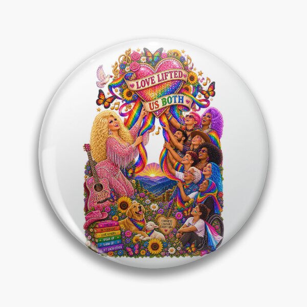 Item preview, COLLECTION - THE DOLLY EFFECT ✨ -  LOVE LIFTED US BOTH - LGBTQIA2S+ PRIDE designed and sold by WheelieGdArt.