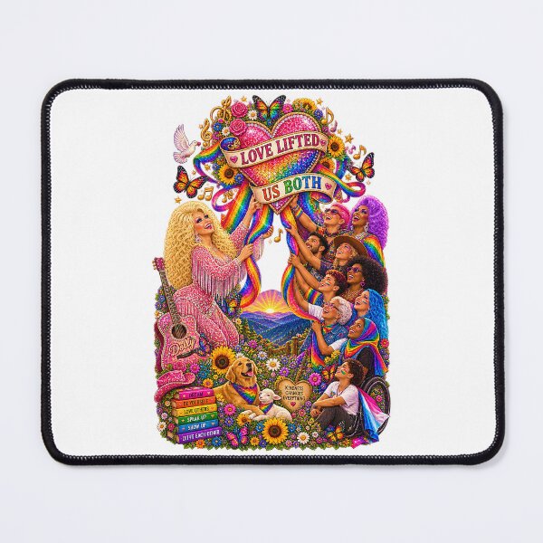 Item preview, COLLECTION - THE DOLLY EFFECT ✨ - LOVE LIFTED US BOTH - LGBTQIA2S+ PRIDE designed and sold by WheelieGdArt.