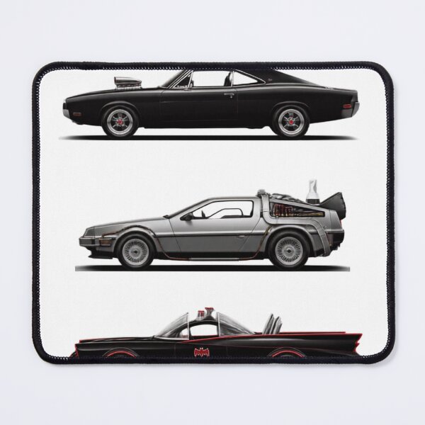 Item preview, Iconic Cars ECTO-1 Blade BTTF Delorean Batmobile Original Custom Vintage Movie Poster Wall Art designed and sold by Cool Robot Bro..