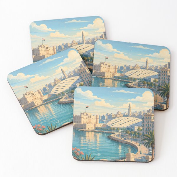 Item preview, Alexandria Egypt Travel Print designed and sold by MatthewHeights.